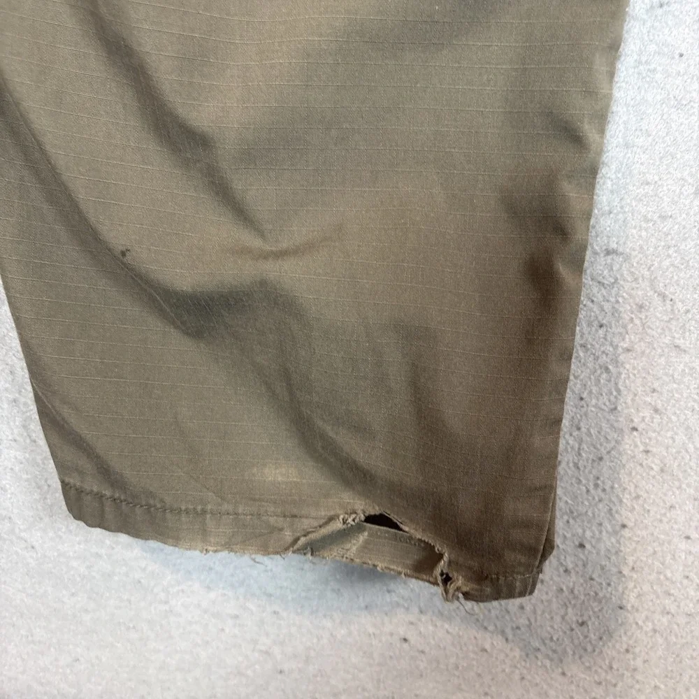 5.11 Tactical Series Cargo Pants Canvas Olive Double Knee Men's Size 38X32